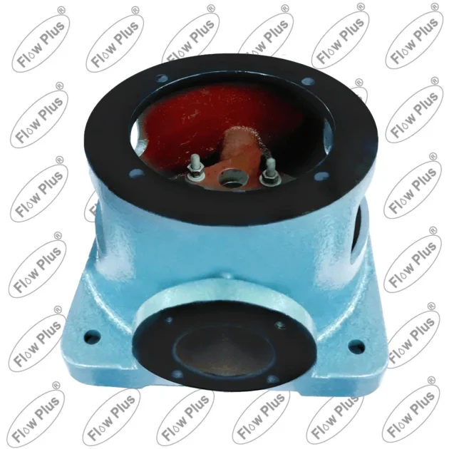 discharge casing with side flange and gland bracket